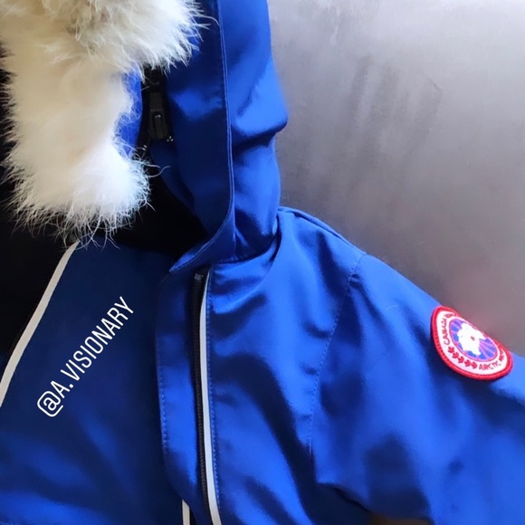 CANADA GOOSE- Coyote-Fur-Trimmed Snowsuit - Picture 8 of 8